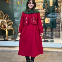 ست دو تیکه هانا قرمز پاییزه