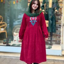 پیراهن دل آوا یلدایی دونه اناری