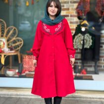 پیراهن آلیا قرمز