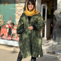 پانچ جلوباز سبز خردلی چهارخونه