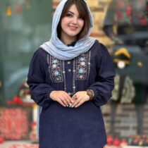 مانتو یلدا سورمه ای