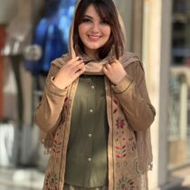 کت و شومیز انار یشمی نسکافه ای