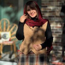 جلیقه تک آذر نسکافه ای