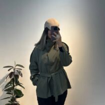 ترنچ کت کوتاه سدری