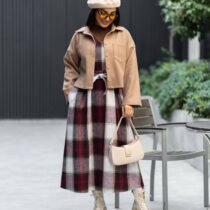 کت و سارافون عسل نسکافه ای