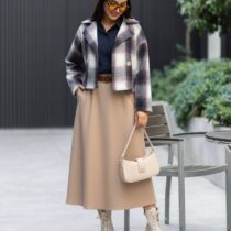 ست لارین نسکافه ای آجری