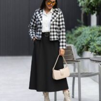 ست لارین ذغالی سفید