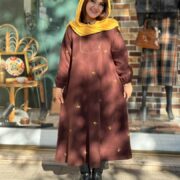 پیراهن نغمه قهوه ای