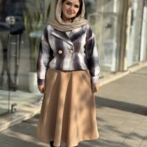 ست لارین نسکافه ای آجری