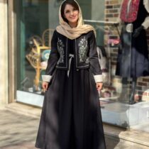 کت و دامن قاصدک مشکی