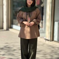 ست دو تیکه باران نسکافه ای یشمی