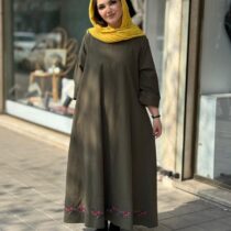 پیراهن نیلوفر یشمی