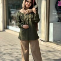 ست دوتیکه مانیدا یشمی نسکافه ای