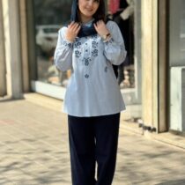 ست دوتیکه مانیدا آبی سورمه ای