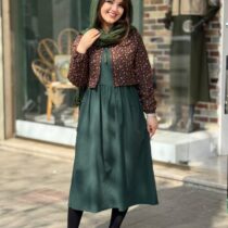 ست دو تیکه گندم کله غازی قهوه ای