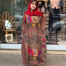 پیراهن آیگل طرح اسب زمینه نسکافه ای