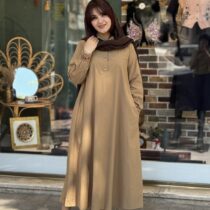 پیراهن آرال نسکافه ای