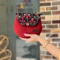 کیف نقلی قرمز گلگلی
