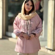 شومیز تک باران صورتی