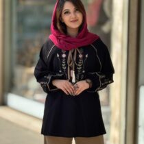 شومیز تک باران مشکی