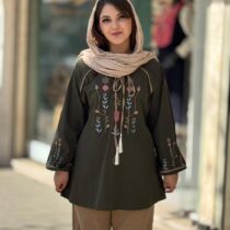 شومیز تک باران یشمی