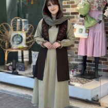 ست شهرزاد خاکی(سدری) قهوه ای