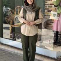ست سه تیکه تارا یشمی کرم