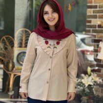 شومیز لاله کرم