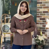 شومیز لاله شکلاتی