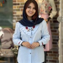 شومیز لاله آبی