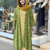 پانچ لارا سبز گلدار