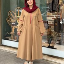پیراهن شیدا نسکافه ای