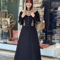 پیراهن جلیقه ترگل مشکی
