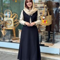 ست سه تیکه گلارا مشکی کرم