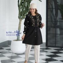 مانتو بابونه مشکی